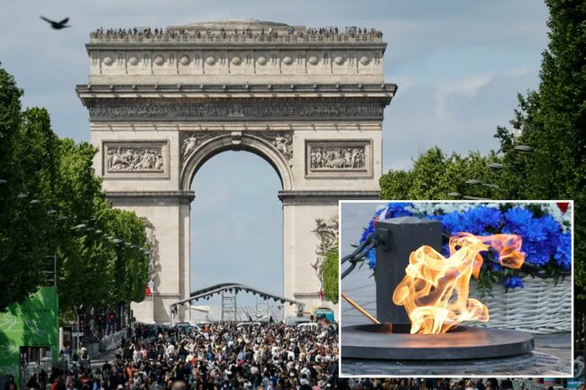 France strips residency from Moroccan man, 47, who lit cigarette at Arc de Triomphe war memorial