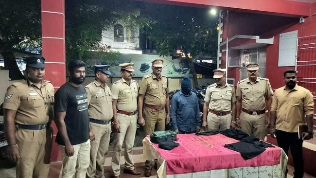 Man held for stealing at in-law’s house