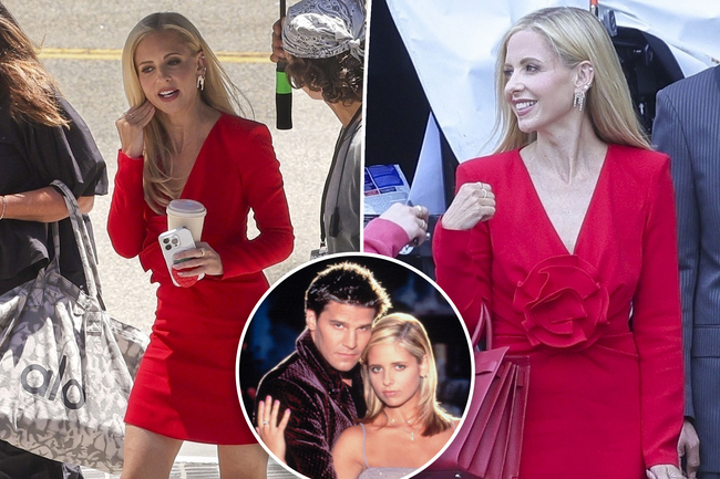 Sarah Michelle Gellar returns as ‘Buffy the Vampire Slayer’ in first photos on reboot set