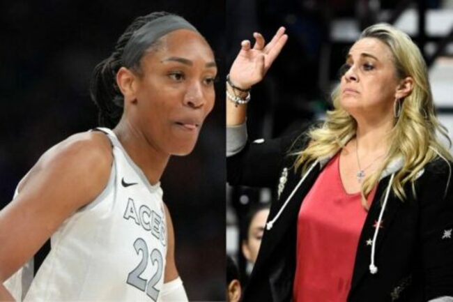 No Help for A’ja Wilson Raises Eyebrows Over Aces HC’s Silence on Major WNBA Decision, Says Insider