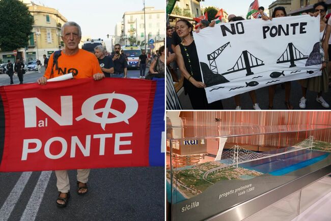 Protests erupt in Italy over planned $15.5B bridge from Sicily to mainland: ‘Strait of Messina can’t be touched’