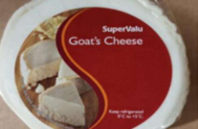 Food safety watchdog recalls Supervalu goat's cheeses over possible Listeria monocytogenes