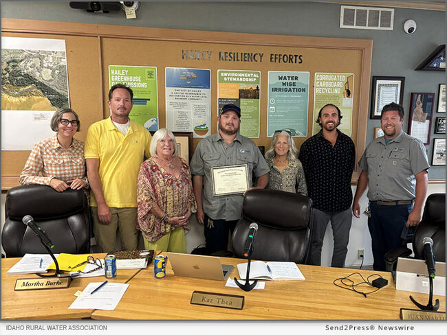 Nate Ward Graduates Class 2 Wastewater Apprenticeship Program through Idaho Rural Water Association