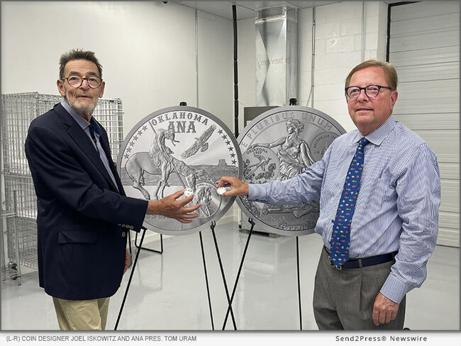 Osborne Mint Hosts Striking Ceremony for 2025 ANA Show Eagle Coin