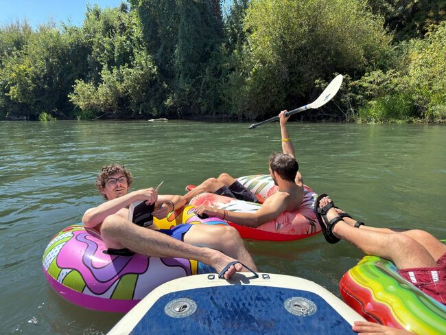 A new experience: Floating the Sacramento River