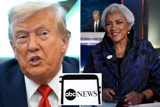 Trump demands ABC News fire ex-DNC boss Donna Brazile after she ripped him — and wants network to ‘Pay me more!’