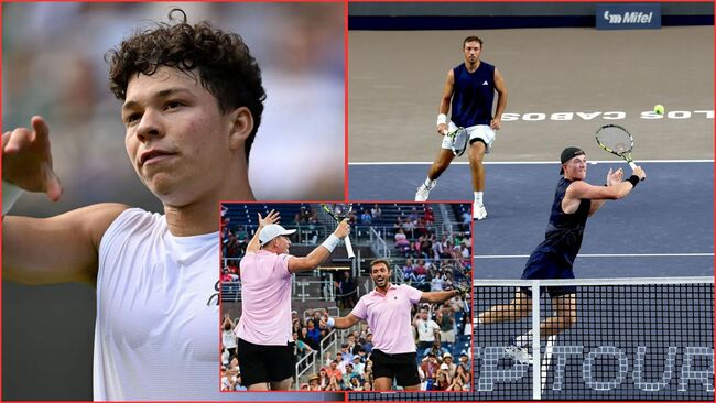 Ben Shelton calls for 'hype' around last remaining American duo Robert Cash & JJ Tracy as college stars reach US Open doubles SF