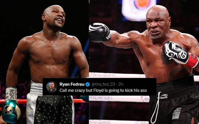 "Boxing has gotten so dumb" - Fans react to Mike Tyson and Floyd Mayweather reportedly agreeing to fight next year