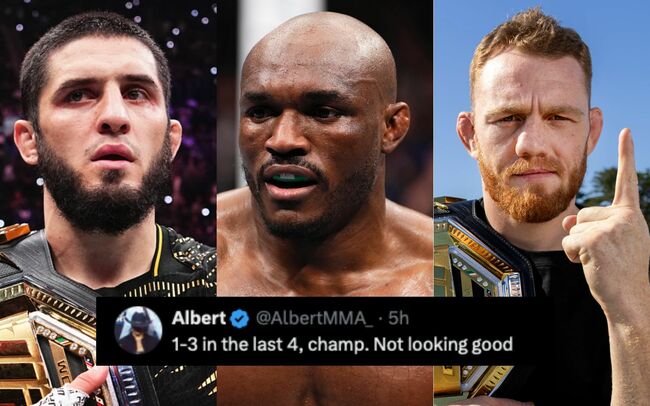 Kamaru Usman calls for the winner of Jack Della Maddalena vs. Islam Makhachev title fight, fans react: "This guy is delusional"