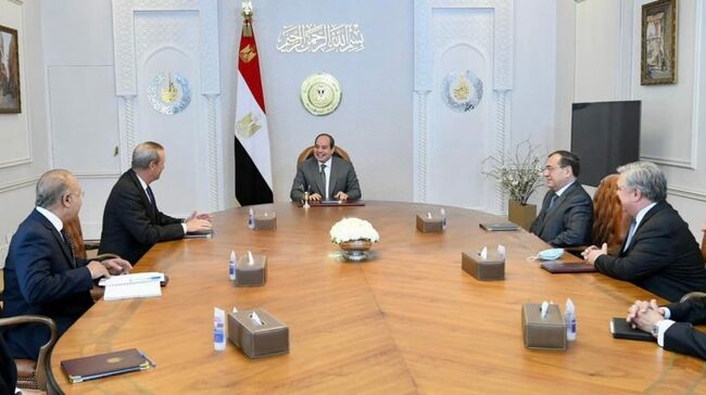 Al-Sisi discusses cooperation with Chevron Corporation in oil exploration