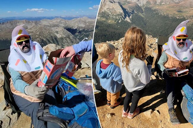 Mystery ice cream man climbs 14,000-foot Colorado mountain to deliver frozen treats to fellow hikers: ‘Legend dairy’