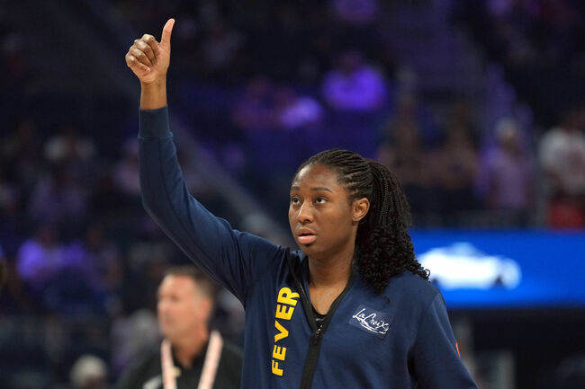 "So proud of my Fever girls man": Aliyah Boston takes celebration to next level after Indiana defy odds to reach playoffs
