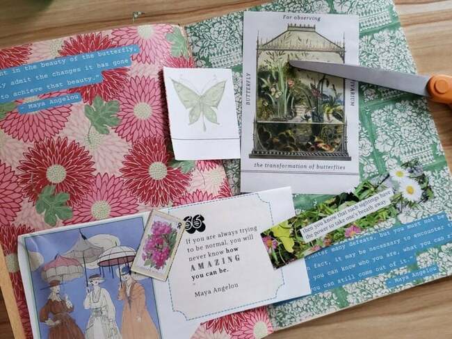 Saving pamphlets, receipts, and wrappers: Young people take on junk journaling