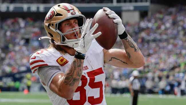 49ers' Kittle to miss multiple weeks, Purdy questionable