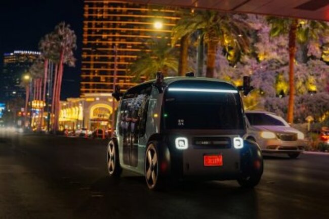 Amazon’s Zoox robotaxi launches in Las Vegas