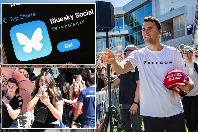 Bluesky warns users not to celebrate assassination of Charlie Kirk after dozens of horrific messages posted