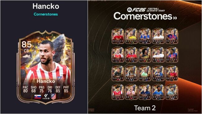 EA FC 26 David Hancko Cornerstones SBC: All tasks and cheapest solutions