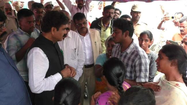 NCSC chief visits Karur, meets families of stampede victims