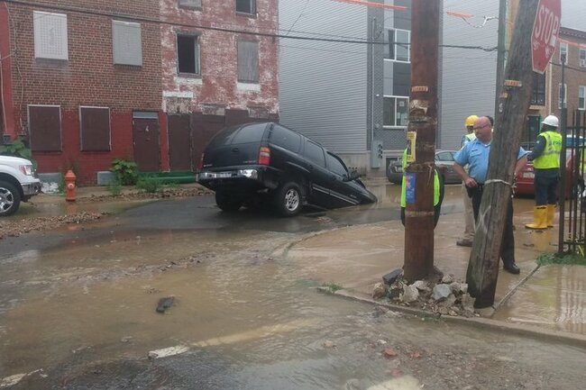 Water main break in North Philadelphia shut off by emergency crews