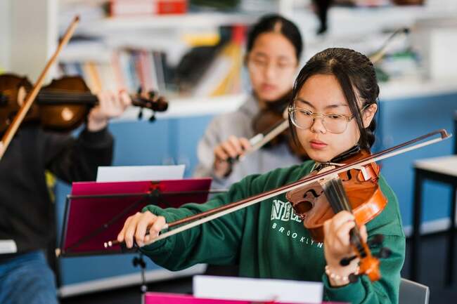 Whitby Music Centre offers free violin lessons and loan of instruments to help stars of future