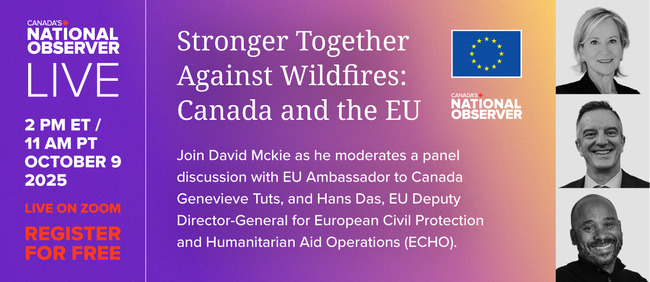 Partnering in the fight against wildfires: Canada and the EU