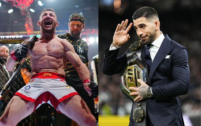 "I say it with pride: you’re a living legend!" - Ilia Topuria celebrates Merab Dvalishvili’s win over Cory Sandhagen with touching post after UFC 320