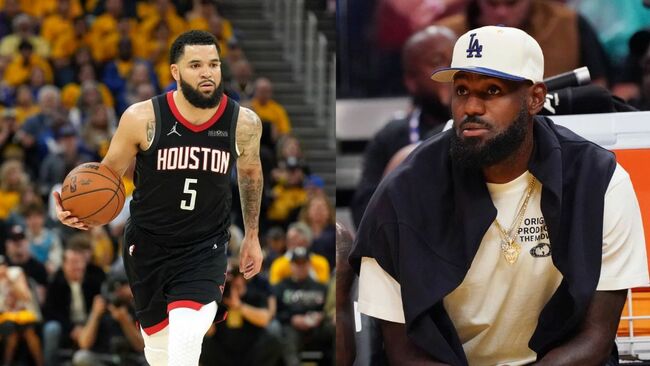 LeBron James sends his prayers for Fred VanVleet after season-ending injury leaves Rockets without starting PG
