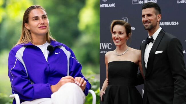 Aryna Sabalenka sends Novak Djokovic's wife Jelena sweet message as she skips husband's Shanghai Masters campaign to enjoy Paris escapade