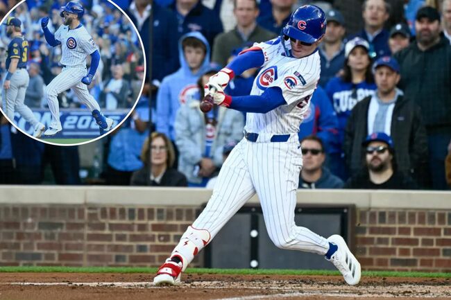 Pete Crow-Armstrong’s clutch hit keeps Cubs’ season alive with Game 3 win over Brewers
