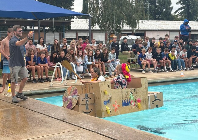 Splashes, celebration: Durham school holds 25th annual cardboard boat race