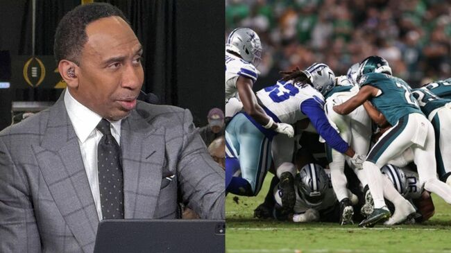 "It's a problem": Stephen A Smith claims Eagles' Tush Push should be eliminated after referee missing calls consecutively