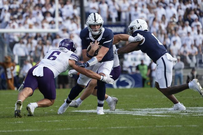 "Draft stock is tanked," "He really quit": CFB fans react as Drew Allar suffers season-ending injury in Penn State's loss to Northwestern