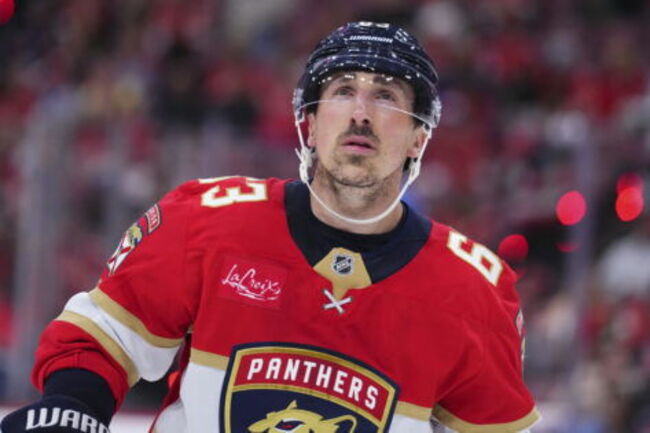 Brad Marchand Reveals His Florida Locker Room Role Amid Aleksander Barkov, Matthew Tkachuk’s Absence