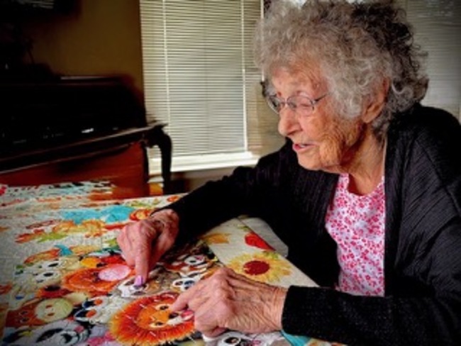 Eunice Sonnenberg Drier celebrating 100th birthday