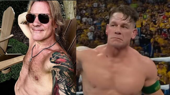 Chris Jericho finally reacts to John Cena paying him tribute at WWE Crown Jewel
