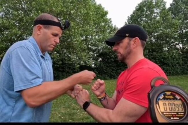 David Rush breaks fist-bumping record on sidelines of '99 to Beat'