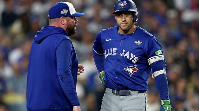 Springer likely to return to Blue Jays' lineup for potential World Series title clincher