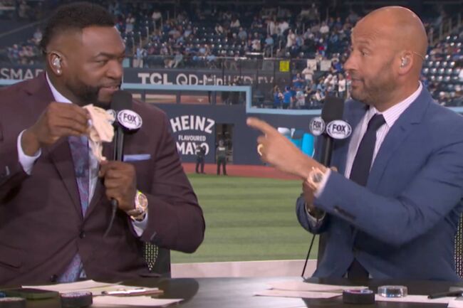 Derek Jeter begrudgingly retells Yankees gold thong story — before David Ortiz has a surprise for him