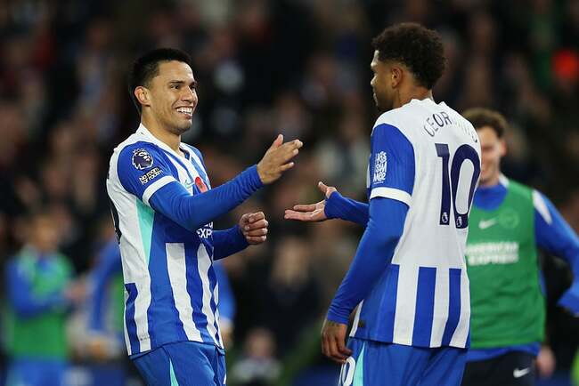 Brighton 3-0 Leeds United: Watch as Georginio bamboozles old club with magical assist