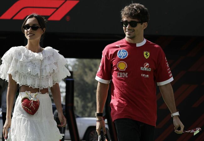 Charles Leclerc shares a major life update with girlfriend Alexandra Saint Mleux