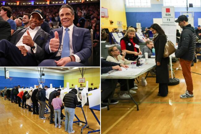 Elusive Eric Adams noticeably absent from NYC mayoral polls amid historic voter turnout