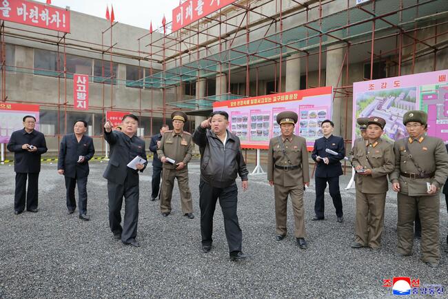 N. Korea's Kim reprimands officials for delay in education material factory construction