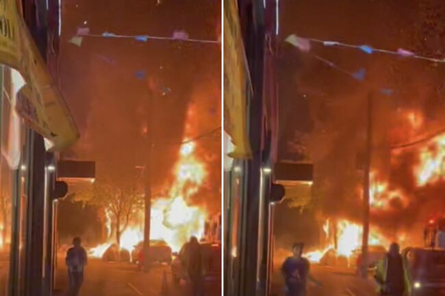 6 FDNY firefighters injured after jaw-dropping NYC car explosion blasts fireball into night sky