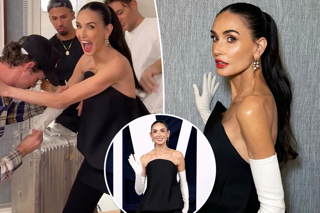 Demi Moore shares ‘not so glamorous’ fashion mishap behind the scenes at Glamour Women of the Year Awards