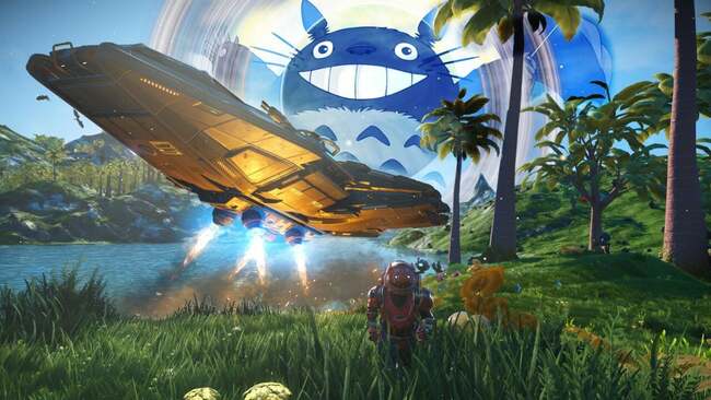 A No Man’s Sky Player Spent 100 Hours Building The Perfect Tribute To A Studio Ghibli Classic