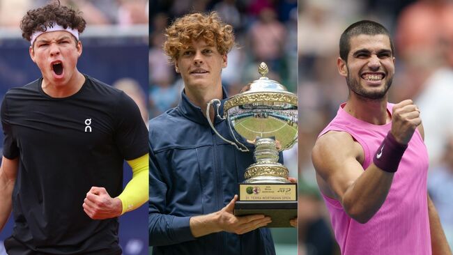 "Literally missing 2 guys";"No tailors in Turin?" - Fans annoyed by 'nightmare' ATP Finals photoshoot ft. Carlos Alcaraz, Ben Shelton, Jannik Sinner