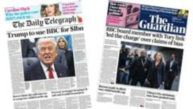 The Papers: 'Trump's $1bn BBC threat' and 'You will pay the price' warning for Reeves