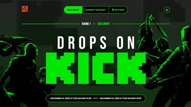 Rust Kick drops: Duration, all rewards, and how to unlock