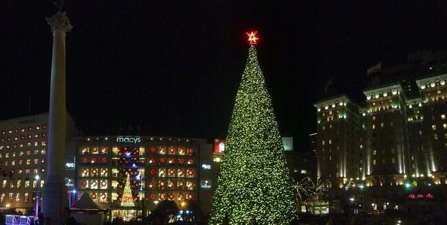Day Around the Bay: Union Square Macy’s Holiday Tree is Lit Back Up Again, Everybody