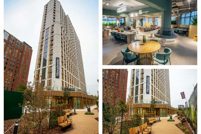 First look as new purpose built 24-storey student accommodation in Leeds city centre completed